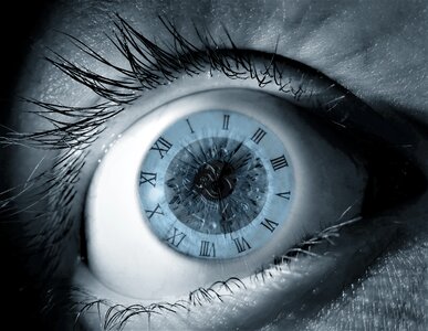 Eye fantasy blue