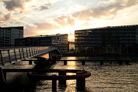 Water bridge summer photo