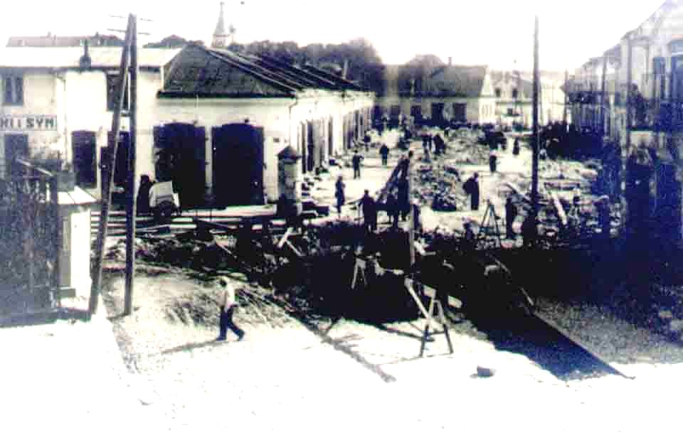Vaŭkavysk, Šyrokaja-Rynkavaja. Ваўкавыск, Шырокая-Рынкавая (1935)