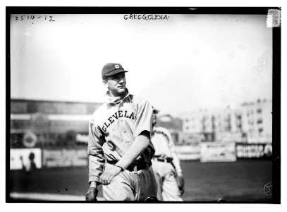 Vean Gregg, Cleveland AL, at Hilltop Park, NY (baseball) LCCN2014691722
