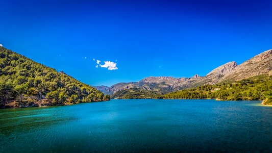 Nature mountain landscape