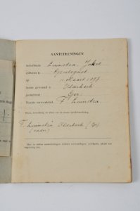 Veldzakboekje, item 3