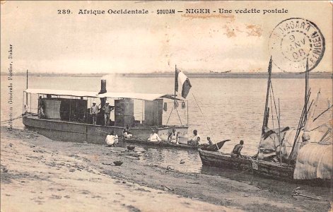 Vedette postale sur le Niger