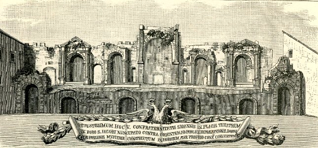 Velletri avanzi del Teatro della Passione
