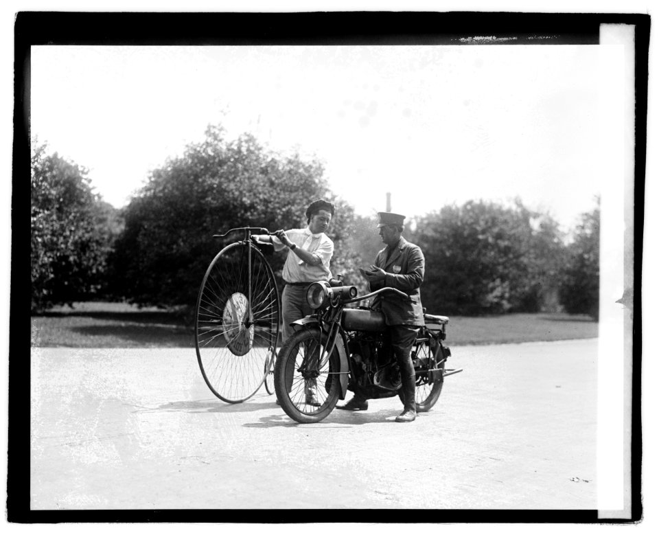 Velocipede and motorcycle LOC npcc.04881