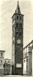 Velletri campanile della chiesa di Santa Maria del Trivio photo