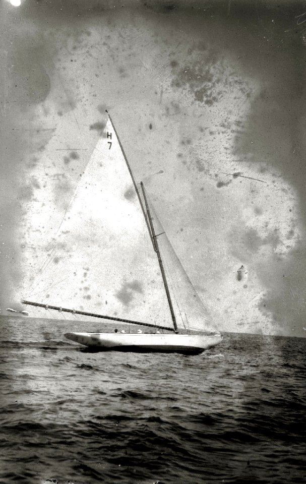 Veleros en la bahía de la Concha (8 de 9) - Fondo Car-Kutxa Fototeka