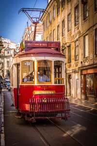 Historic center lisbon rails