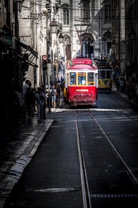 Historic center lisbon rails