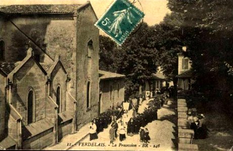 Verdelais - procession de pèlerinage 8