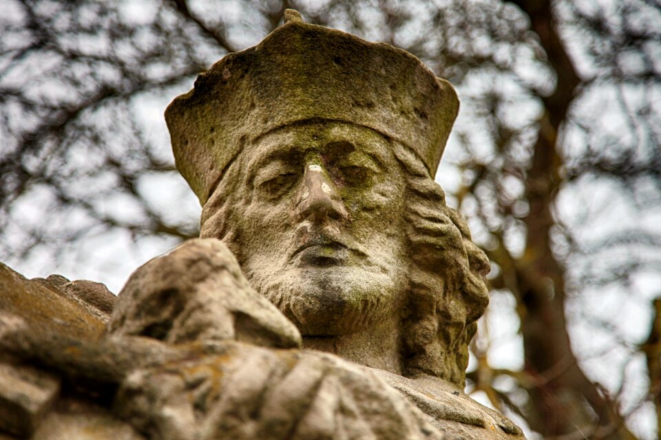 Bridge saint patron saint statue