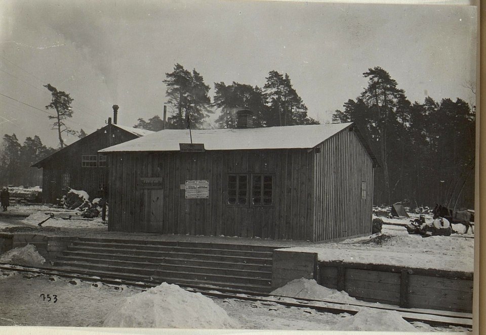 Verkehrsknotenpunkte und Versorgungslager in Galizien, wahrscheinlich im Abschnitt der 4. Armee nahe Kowel (BildID 15681587)