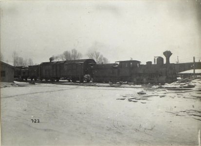 Verkehrsknotenpunkte und Versorgungslager in Galizien, wahrscheinlich im Abschnitt der 4. Armee nahe Kowel (BildID 15681391)
