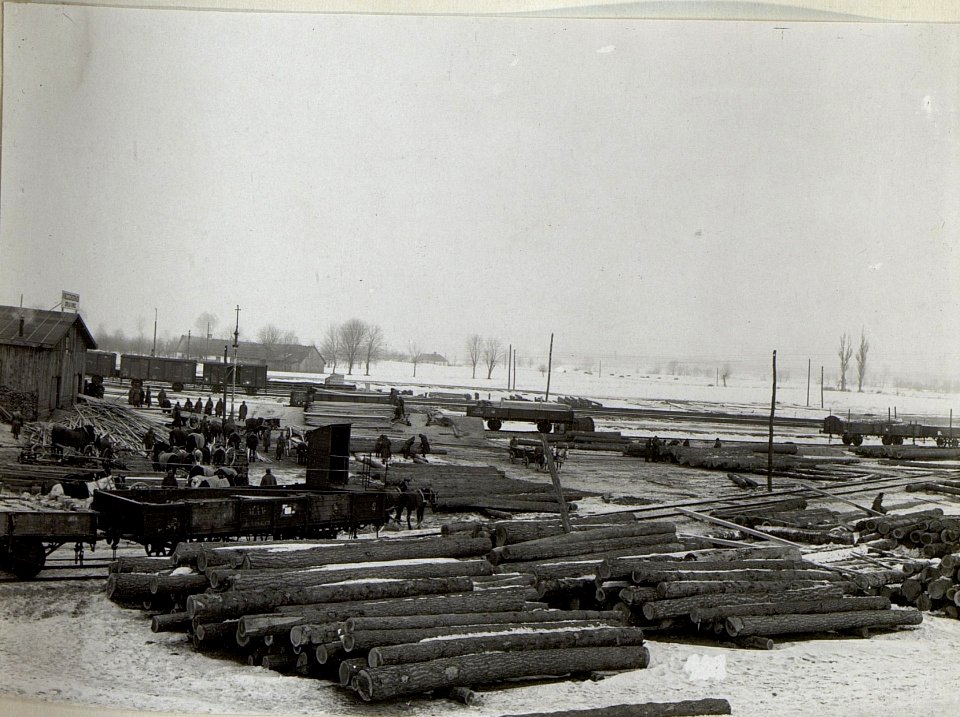 Verkehrsknoten- und zentraler Lagerplatz, möglicherweise der 4. k.u.k. Armee nahe Kowel (BildID 15682665)
