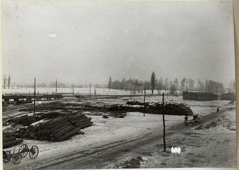 Verkehrsknoten- und zentraler Lagerplatz, möglicherweise der 4. k.u.k. Armee nahe Kowel (BildID 15682672)