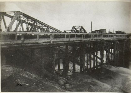 Verkehrsknotenpunkte und Versorgungslager in Galizien, wahrscheinlich im Abschnitt der 4. Armee nahe Kowel (BildID 15681958)