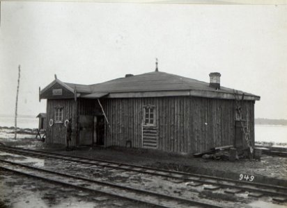 Verkehrsknotenpunkte und Versorgungslager in Galizien, wahrscheinlich im Abschnitt der 4. Armee nahe Kowel (BildID 15682952)