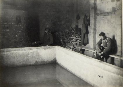 Vermutlich eine Badeanstalt am russischen Kriegsschauplatz (BildID 15681517)