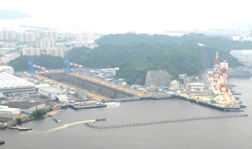 Verny drydock in Yokosuka