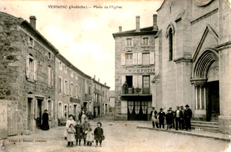 Vernosc place 1906 CPA AB
