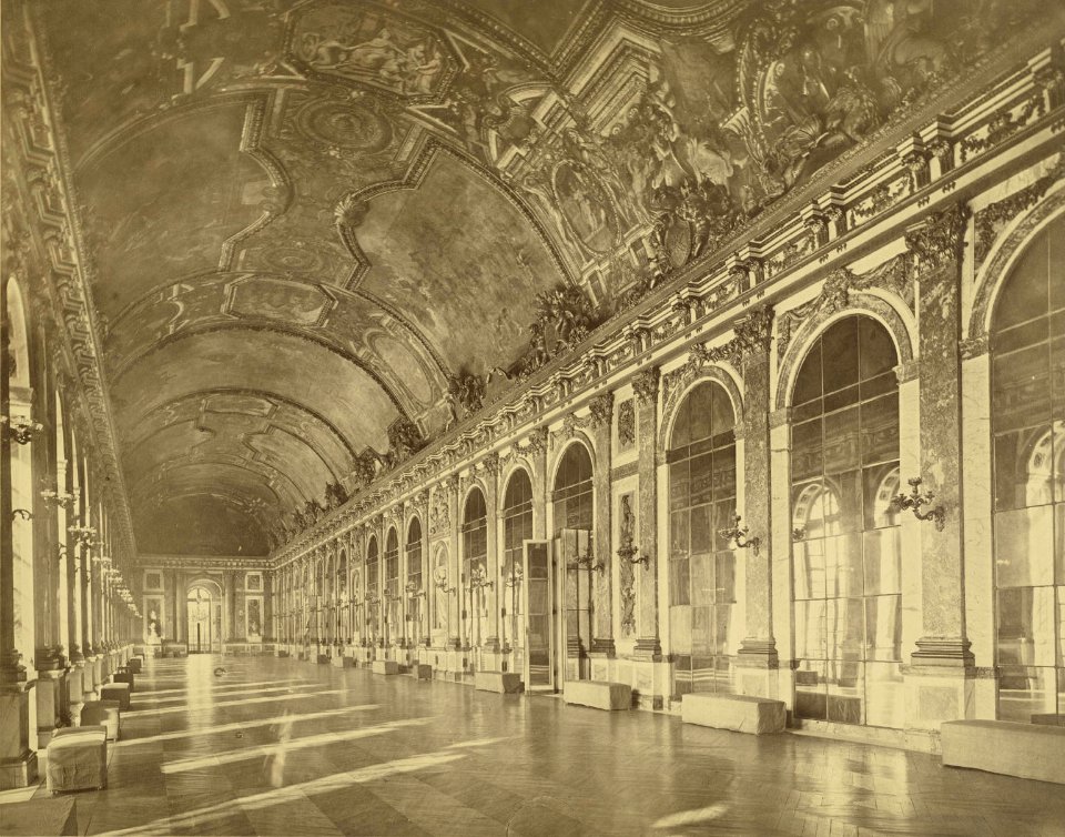 Versailles Palace. Hall of Mirrors 1858