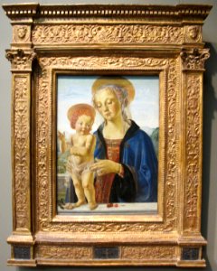 Andrea del verrocchio (bottega), madonna col bambino, 1470 ca.
