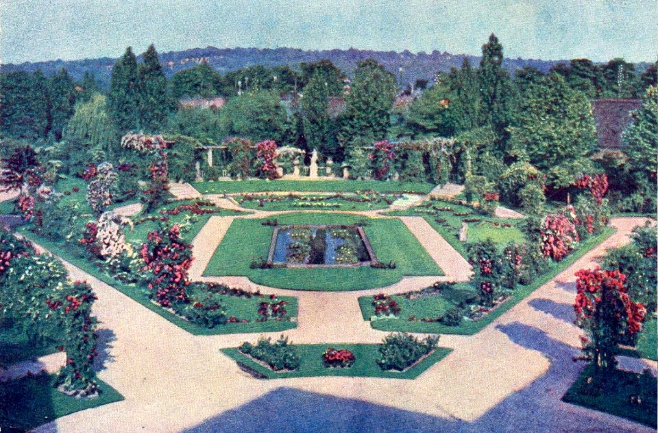 Versailles roseraie Truffaut carte invitation