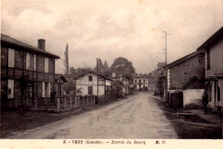 Vert (Landes) - entrée du bourg
