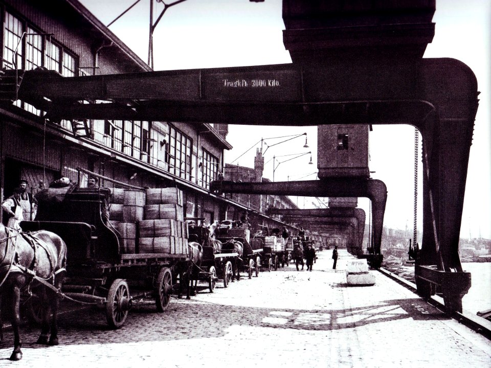 Versmannkai Hamburg um 1900