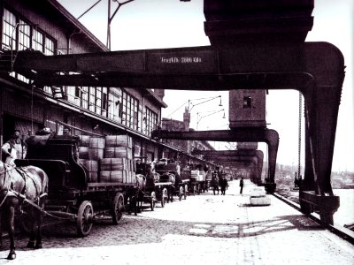 Versmannkai Hamburg um 1900