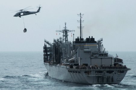 VERTREP at sea