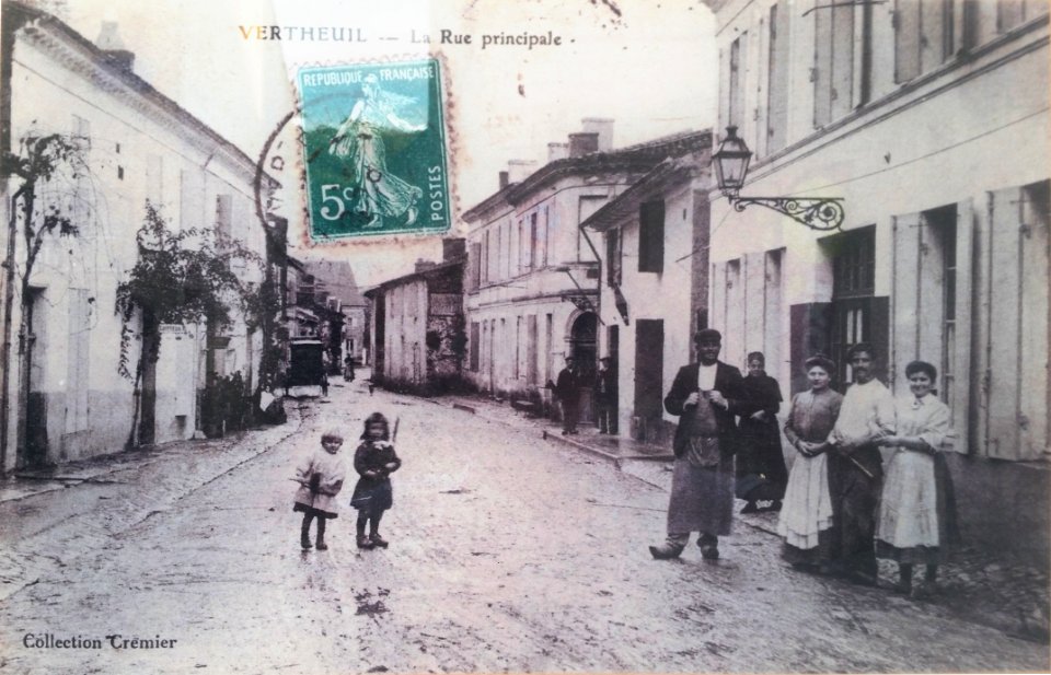 Verteuil - CP rue principale