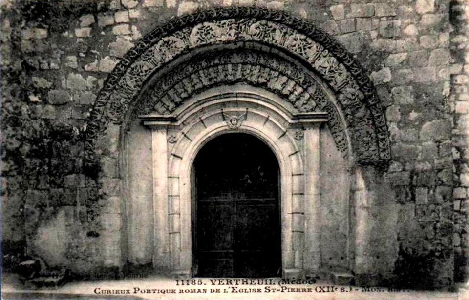 Vertheuil - église - portail sud