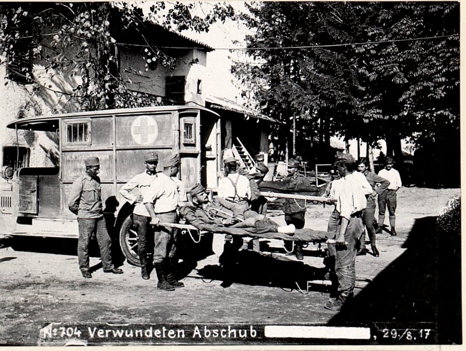 Verwundeten Abschlub bei Gradiscutta. (BildID 15600136)