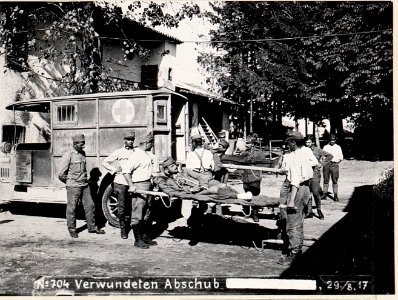 Verwundeten Abschlub bei Gradiscutta. (BildID 15600136)