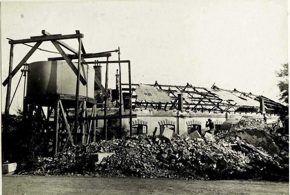 Verwüstetes Heizhaus in Chodorow. (BildID 15433225)