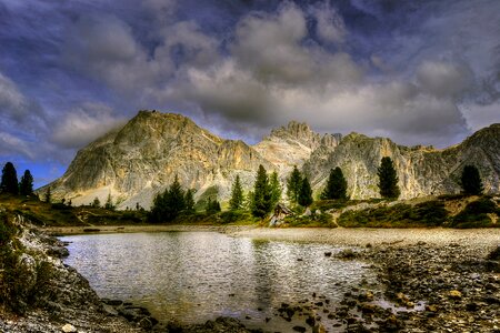 South tyrol alpine view photo