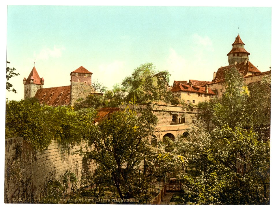 Vestnerthor (i.e. Vestner Tor), with imperial stables, Nuremberg, Bavraria, Germany-LCCN2002696161