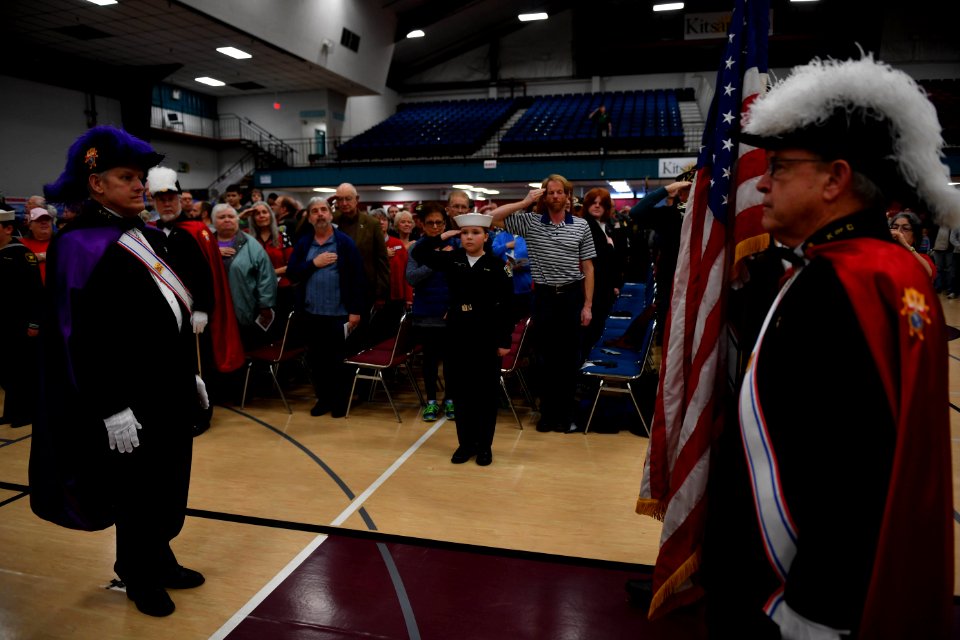 Veterans Day Ceremony Held At Kitsap Sun Pavalion 161111-N-EC099-133