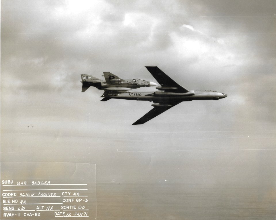 VF-102 - 19710112 - Intercepting Badger - 3610N 01649E