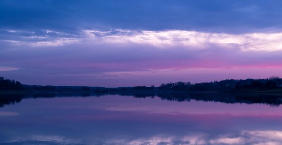 Lake dawn morning photo