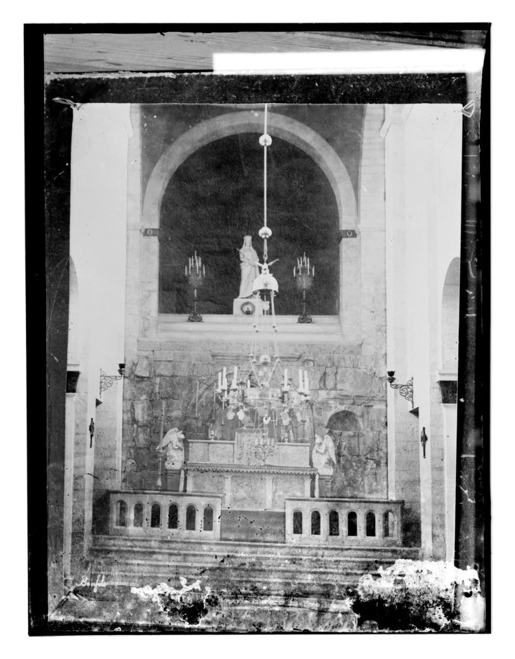 Via Dolorosa, beginning at St. Stephen's Gate. Chapel of Ecce Homo, interior LOC matpc.11763