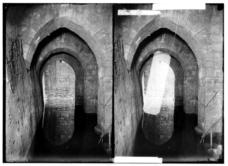 Via Dolorosa, beginning at St. Stephen's Gate. Pool of Bethesda. LOC matpc.00880