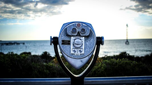 Landscape tower viewer binoculars