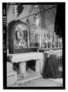 Via Dolorosa, beginning at St. Stephen's Gate. (Thirteenth) Station of the Cross LOC matpc.12301