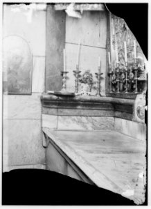 Via Dolorosa, beginning at St. Stephen's Gate. The tomb, Fourteenth Station of the Cross LOC matpc.00026