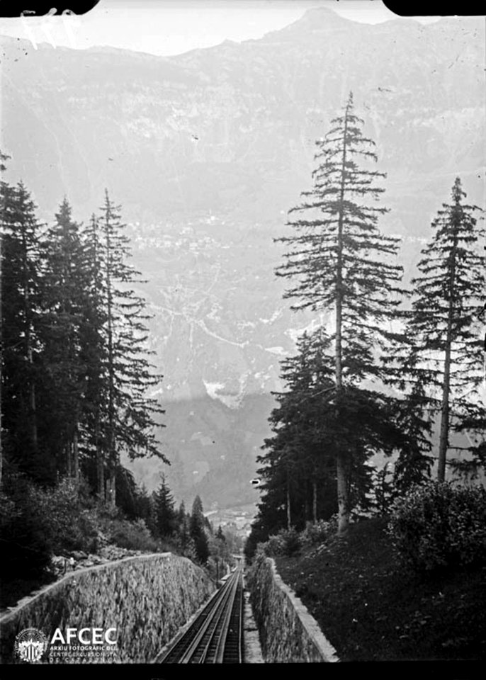 Via d'un cremallera a Lauterbrunnen