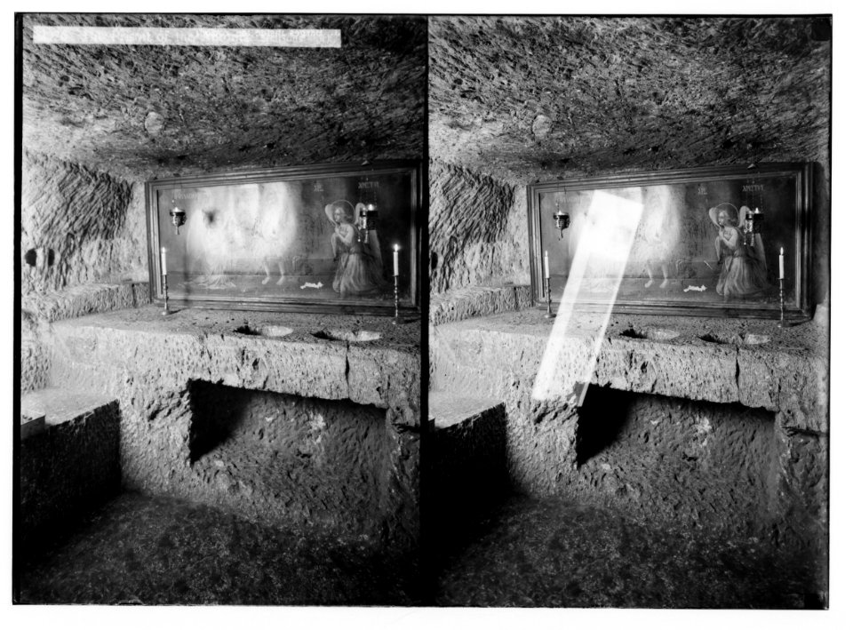 Via Dolorosa. The Prison of the Antonia. Spurious stock. LOC matpc.02500