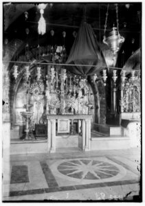 Via Dolorosa, beginning at St. Stephen's Gate. Calvary, (Twelfth) Station of the Cross LOC matpc.00025