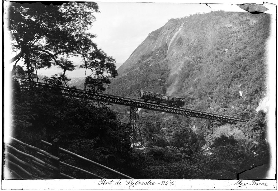 Viaduto do Silvestre, Estrada de Ferro do Corcovado, Km 1 (aproximadamente) - 3